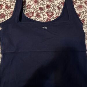 437 Navy Blue Tank Top